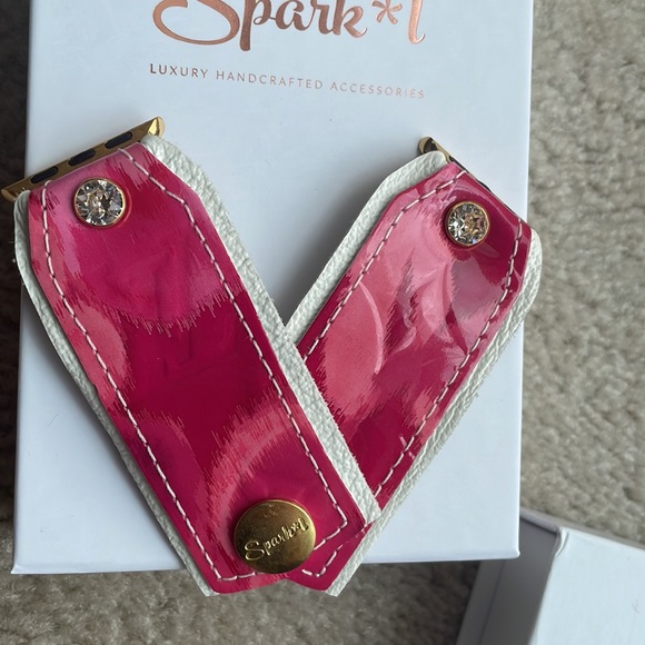 Sparklband Apple Watch Louise Vuitton Pink Size XXS/XS - Picture 2 of 7
